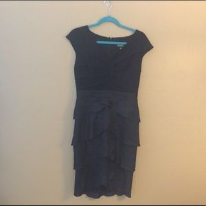Navy Blue Cocktail Dress Size 6 by Adrianna Pappel